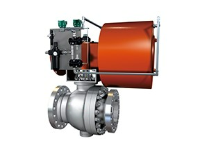Spilit ball valve