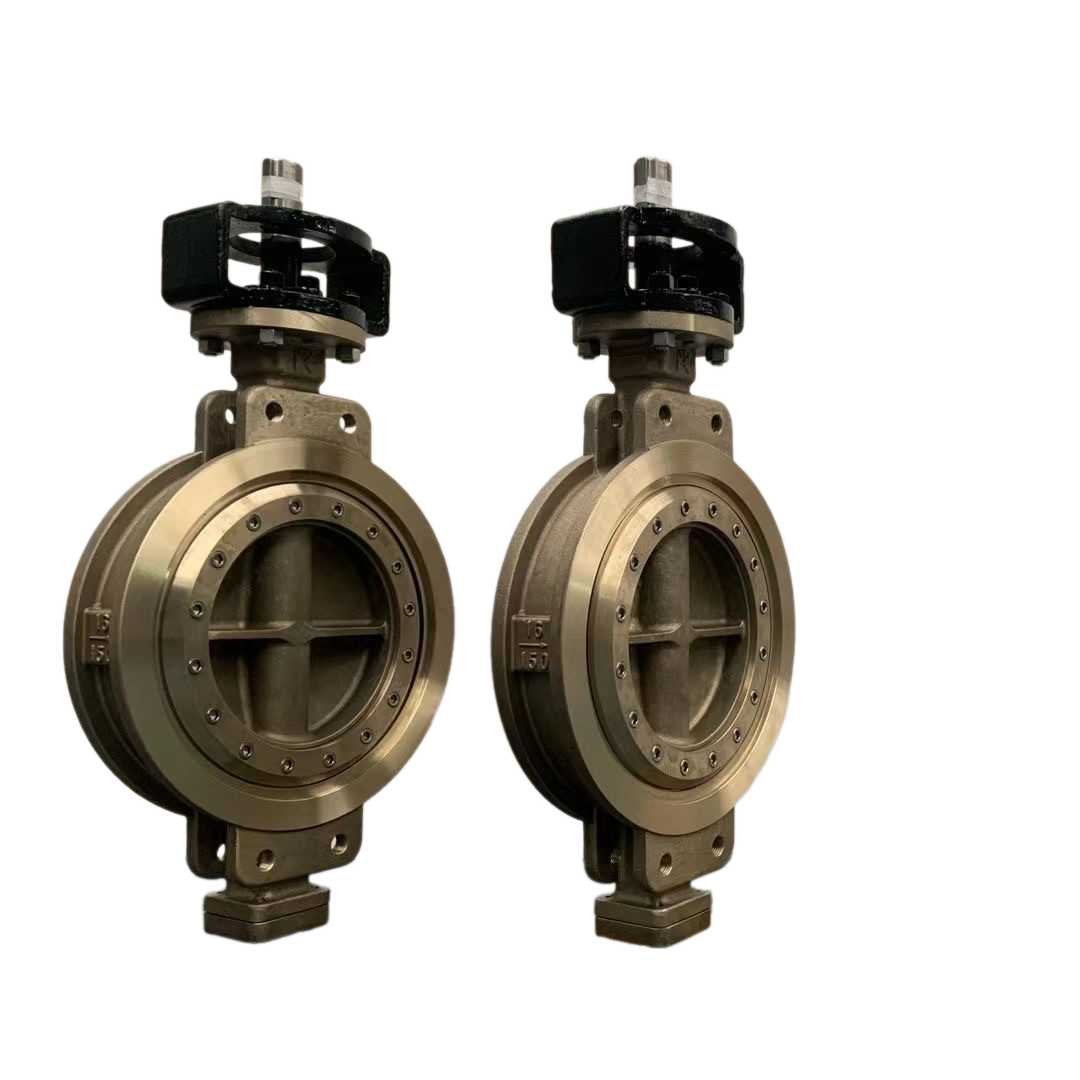 Double offset butterfly valve
