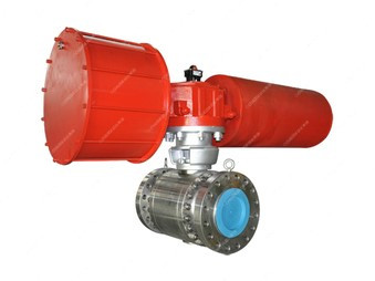 Control ball valve for slarry